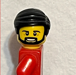 A typography project using Lego to spell 'play well' (Summer 2025)